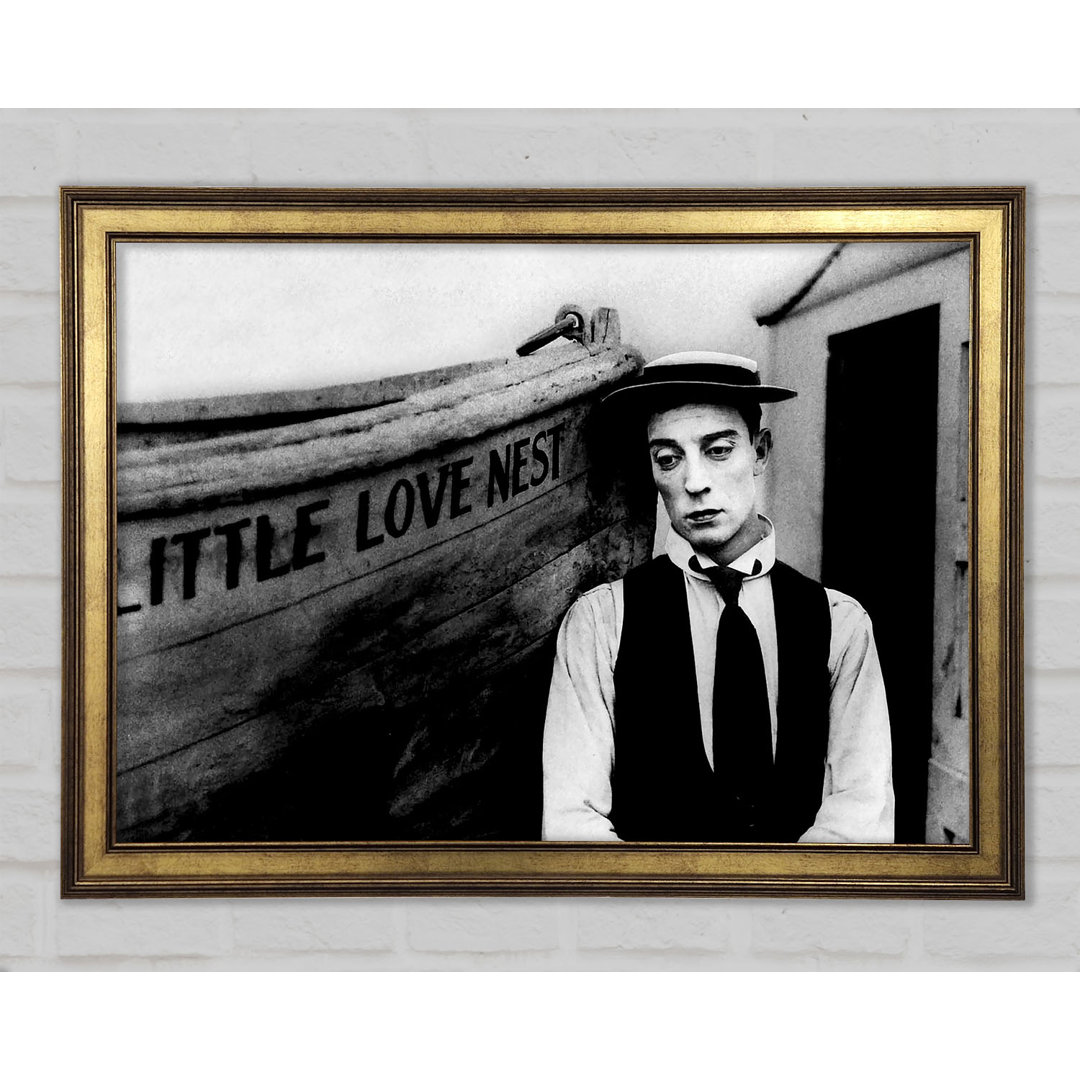 Buster Keaton Kleines Liebesnest - Einzelner Bilderrahmen Kunstdrucke