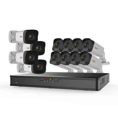 Home Imports Emporium Ultra 16CH, 3TB HD NVR Surveillance System Modern Security Camera System