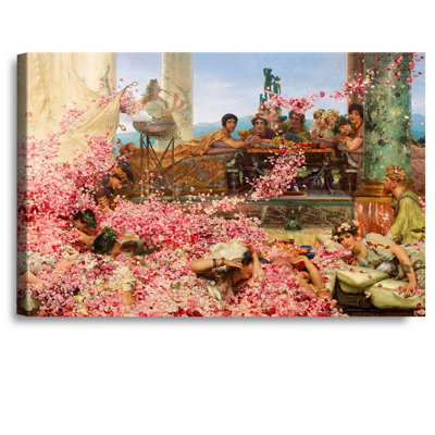 The Roses of Heliogabalus by Alma-Tadema(1888)The World Classic Art Reproductions, Giclee Canvas Prints Wall Art for Home Decor