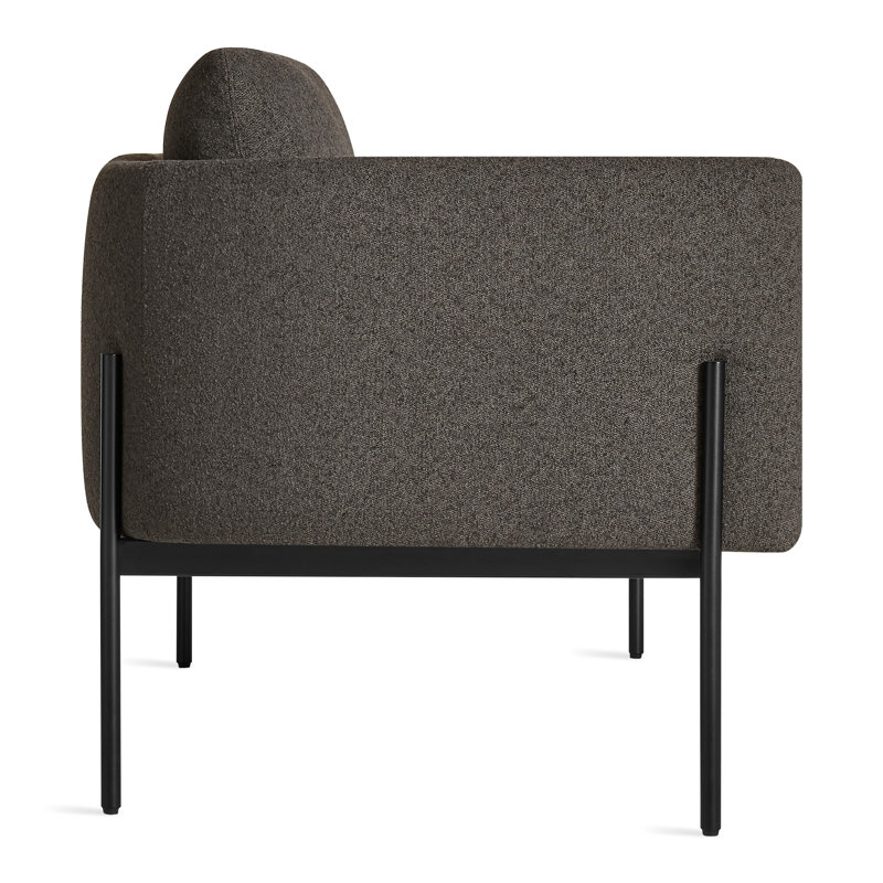 Getup Loveseat, Kelso Charcoal Polyester