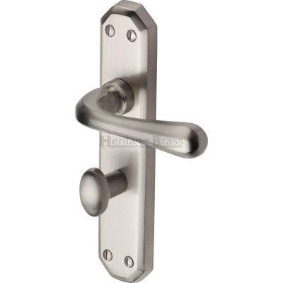 Heritage Brass Heritage Door Handle for Bathroom Charlbury Design