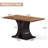55" Dining Table For 4-6 People
