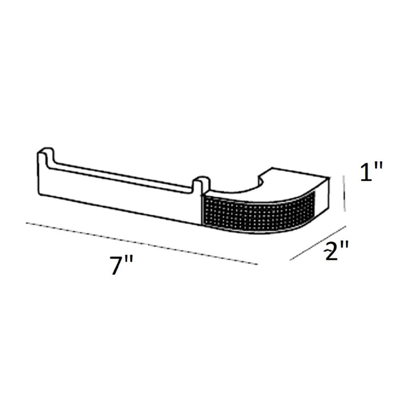 Porte-papier hygiénique à gauche Zenor. Cristaux dorés polis, Or