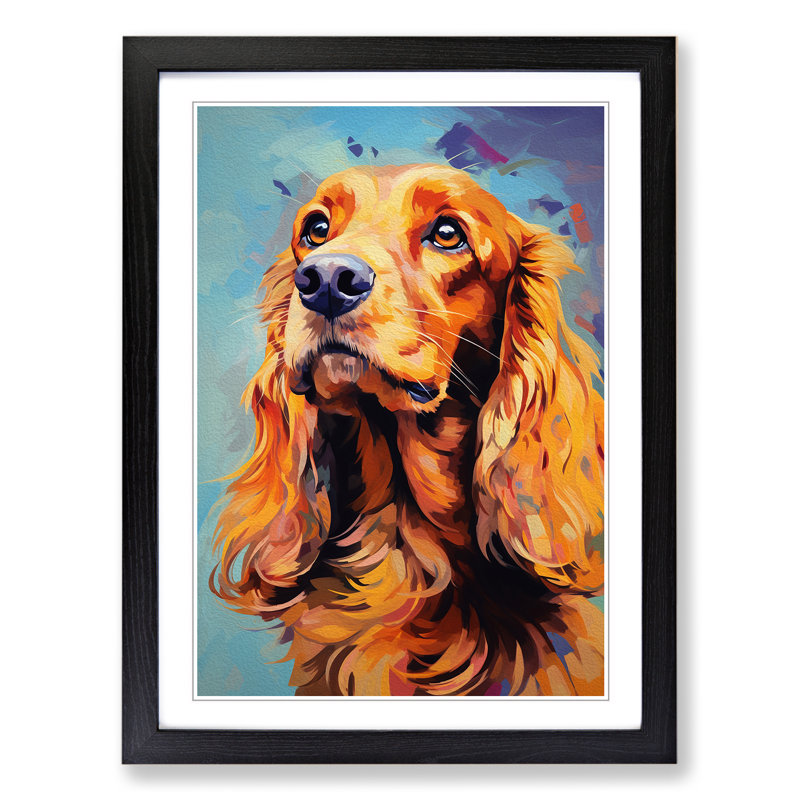 Single Picture Frame Print on Wood, Black Framed, 46cm H x 34cm W