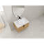 Meuble-lavabo de 30 po avec lavabo d'art supérieur en céramique et dalle de pierre artificielle, 2 portes à fermeture douce, montage mural, contreplaqué (emballage KD)-295072589-295072590