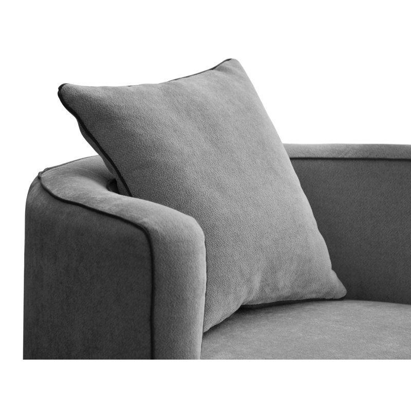 Bernella Upholstered Swivel Armchair, 46 cm H x 30 cm W