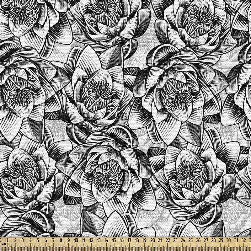 Tissu floral Ambesonne, l 58 po x L 72 po