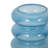Glass Vase with Bold Bubble Design, Coastal Style Decorative Modern Accent for Shelving or Tabletop Decor in Contemporary Living Spaces.-1702052573