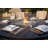 Pomos 8 - Person Wicker Patio Dining Set with Round Table , Cushions Included