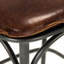 Zain Upholstered Bar Stool with Metal Frame-881427316-930515123