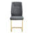 7-9 Piece Modern 63" Faux Marble MDF Dining Set With Faux Leather Chairs-125525622-125525626