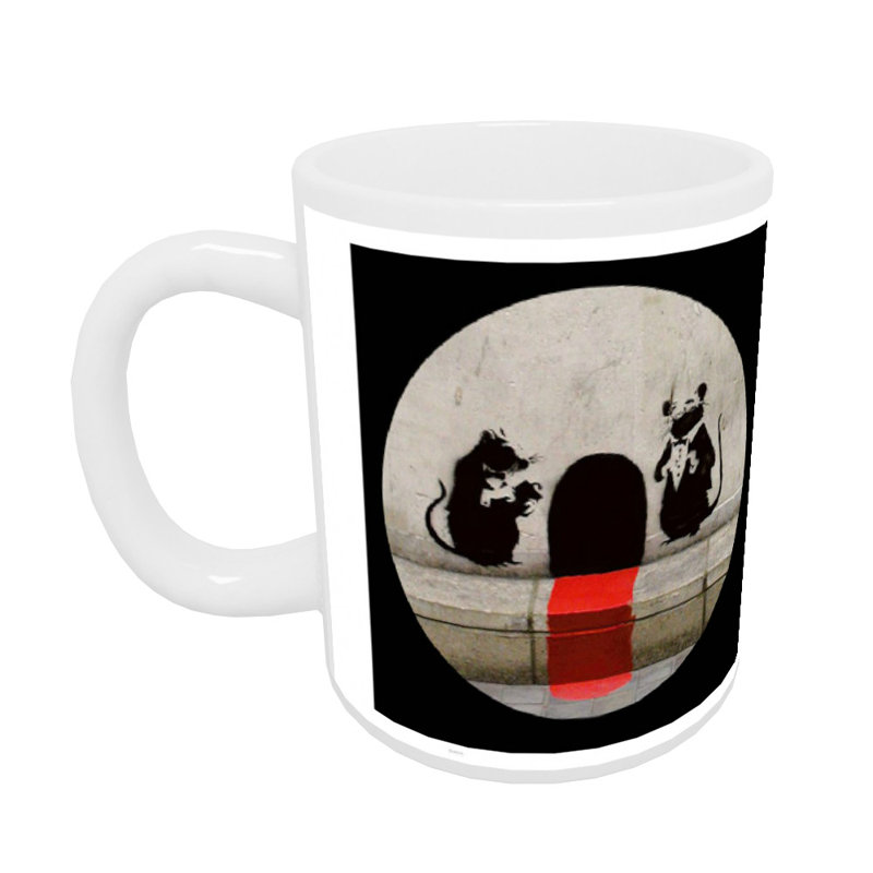 Bullock Earthenware Coffee Mug
