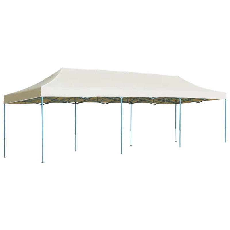 9m x 3m Steel Pop-Up Party Tent, Cream