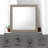 Mari Light Gray Finish Mirror