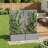 Metal Planter Box with Trellis with Wheels-55307885
