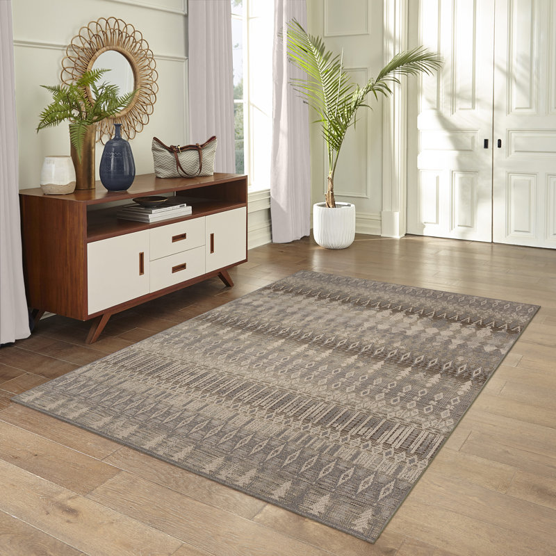 Marjarie Vienna Indoor/Outdoor Area Rug, Rectangle 7 pi 10 po x 9 pi 10 po