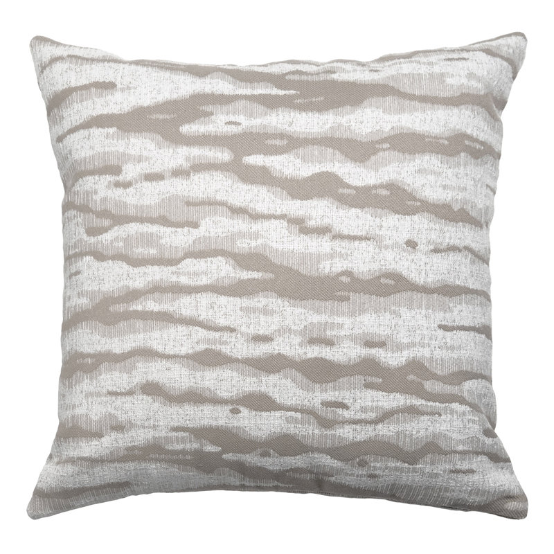 Elements Reversible Throw Pillow, Pebble, Square 18"