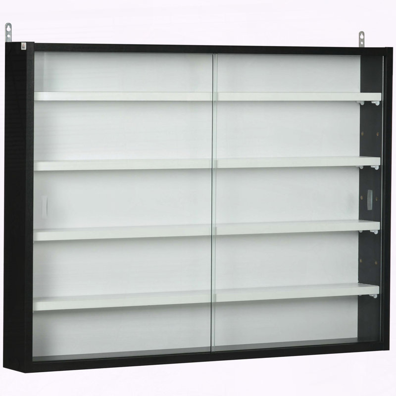 Vitrine à 5 niveaux avec tablettes réglables
