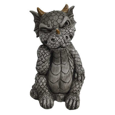 Statue de dragon grincheux Gramps