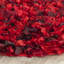 Godsey Handmade Shag Red Area Rug-1368600494