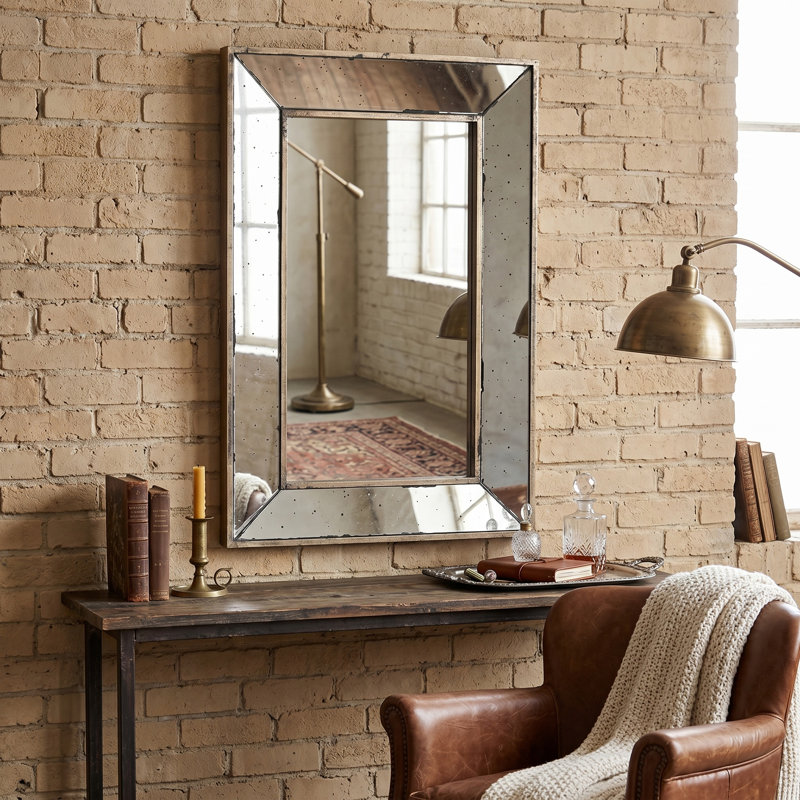 16.5x24" Traditional Rectangle Wall Mirror,Tabletop Mirror