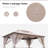 Lausaint Home 10'x13' Steel Patio Gazebo-118658584