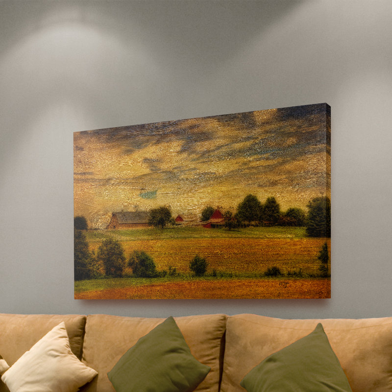 « family farm » par lois bryan, reproduction de photo sur toile, H 16 po x l 24 po x P 2 po
