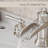 Precise Control Nickel Finish Elegant Bathroom Tap