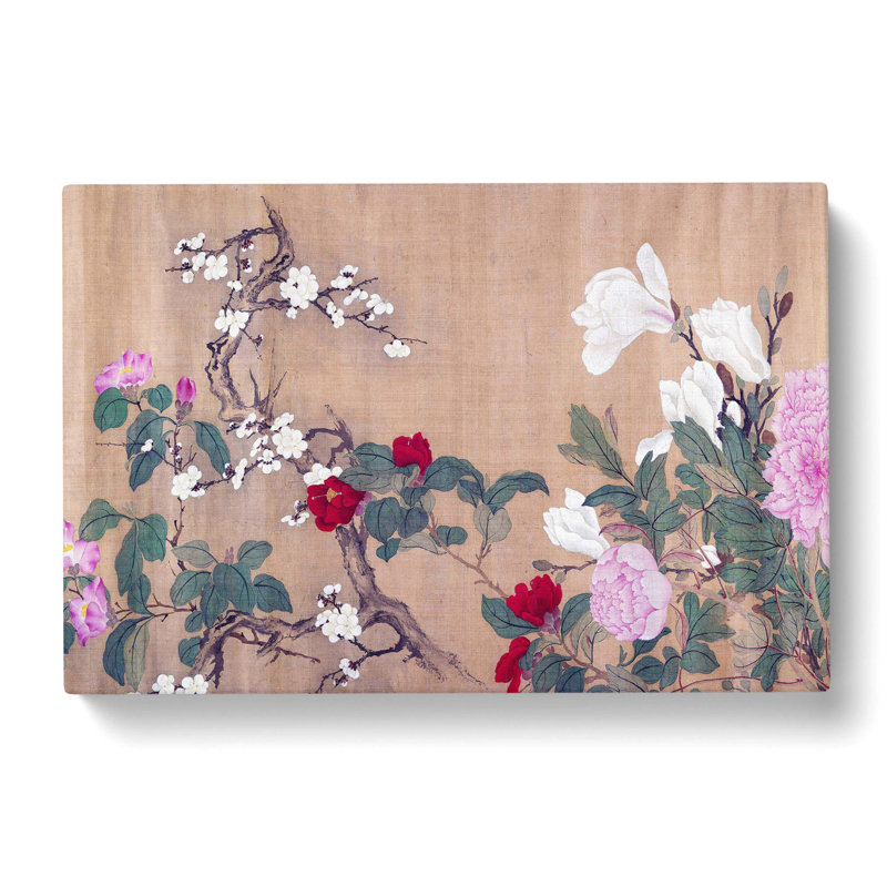 One Hundred Flowers Vol.1 by Yun Shouping - Wrapped Canvas Painting, 40cm H x 60cm W x 3cm D