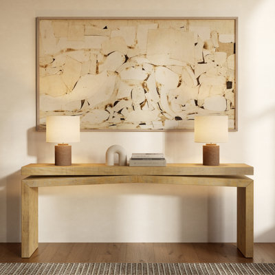 Tenby Solid Pine Wood Console Table (78.75")