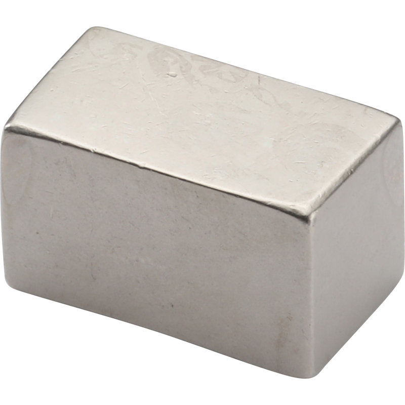 Poignée cube, Bronze blanc