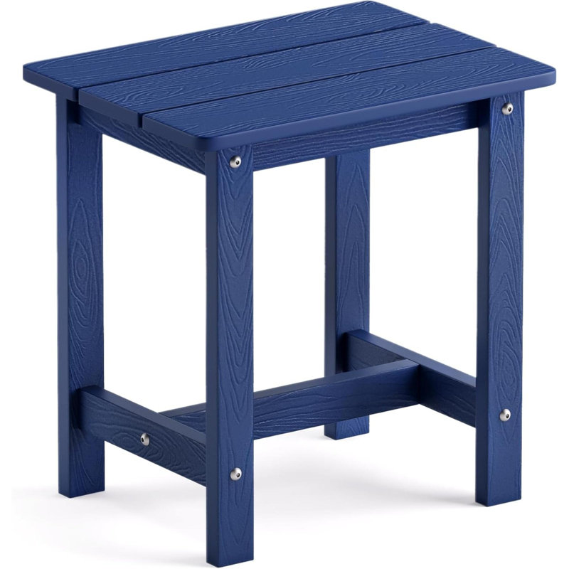 Outdoor Side Table, Navy