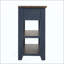 Console vintage en bois de pin massif, table d'appoint pour canapé d'entrée avec 3 tiroirs de rangement et 2 tablettes ouvertes, table d'appoint facile à assembler pour le couloir du salon