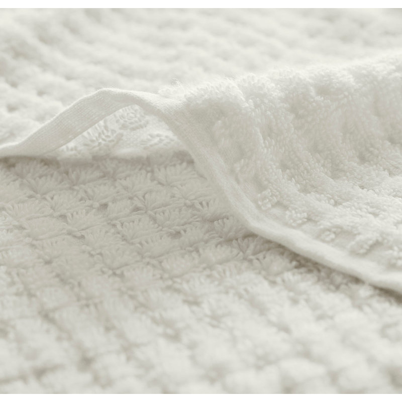 Turkish Waffle, White, Bath Sheet - 1 Pack