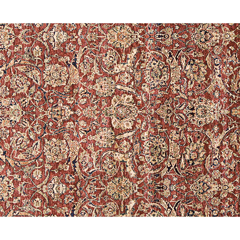 Handmade Silk and Wool Area Rug