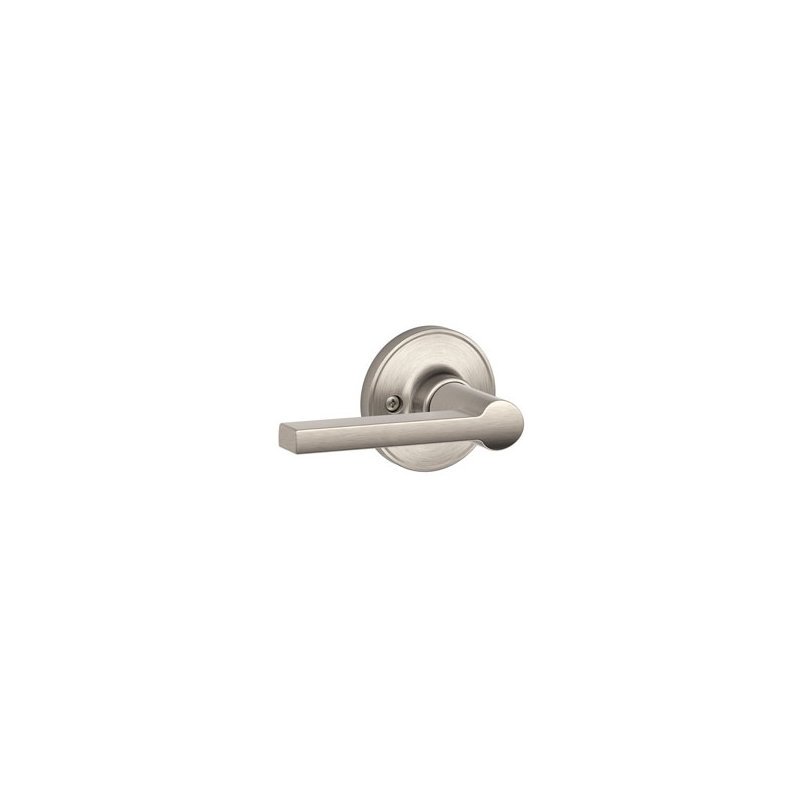 Solstice Lever Non-Turning Lock, Satin Nickel