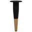 vidaXL Furniture Feet Black and Gold Iron Home Accessories Support Improvement