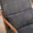 Mid-Century Modern Accent Chair with Durable Rubberwood-120886795-120886794