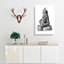 Baboon in Black & White by George Shaw - Wrapped Canvas-55304087