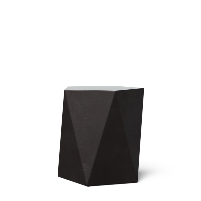 Kelson Accent Stool, Lava Brown