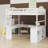 Loft Bed With U-Shaped Desk-187994360