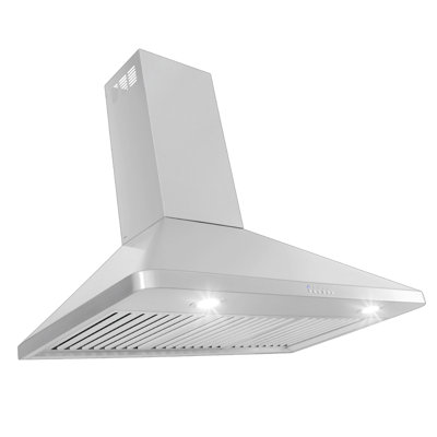 ProLine 36" 900 CFM Ducted Wall Mount Range Hood in Brushed Stainless Steel