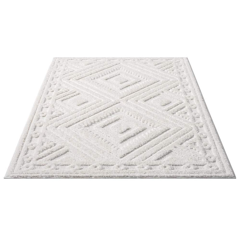 Navdia Geometric Rectangular 160 X 230cm Area Rug
