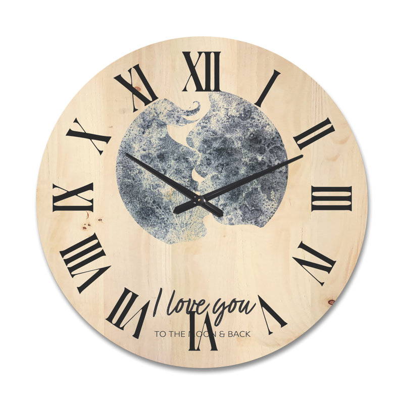 Horloge murale romantique, Très grand