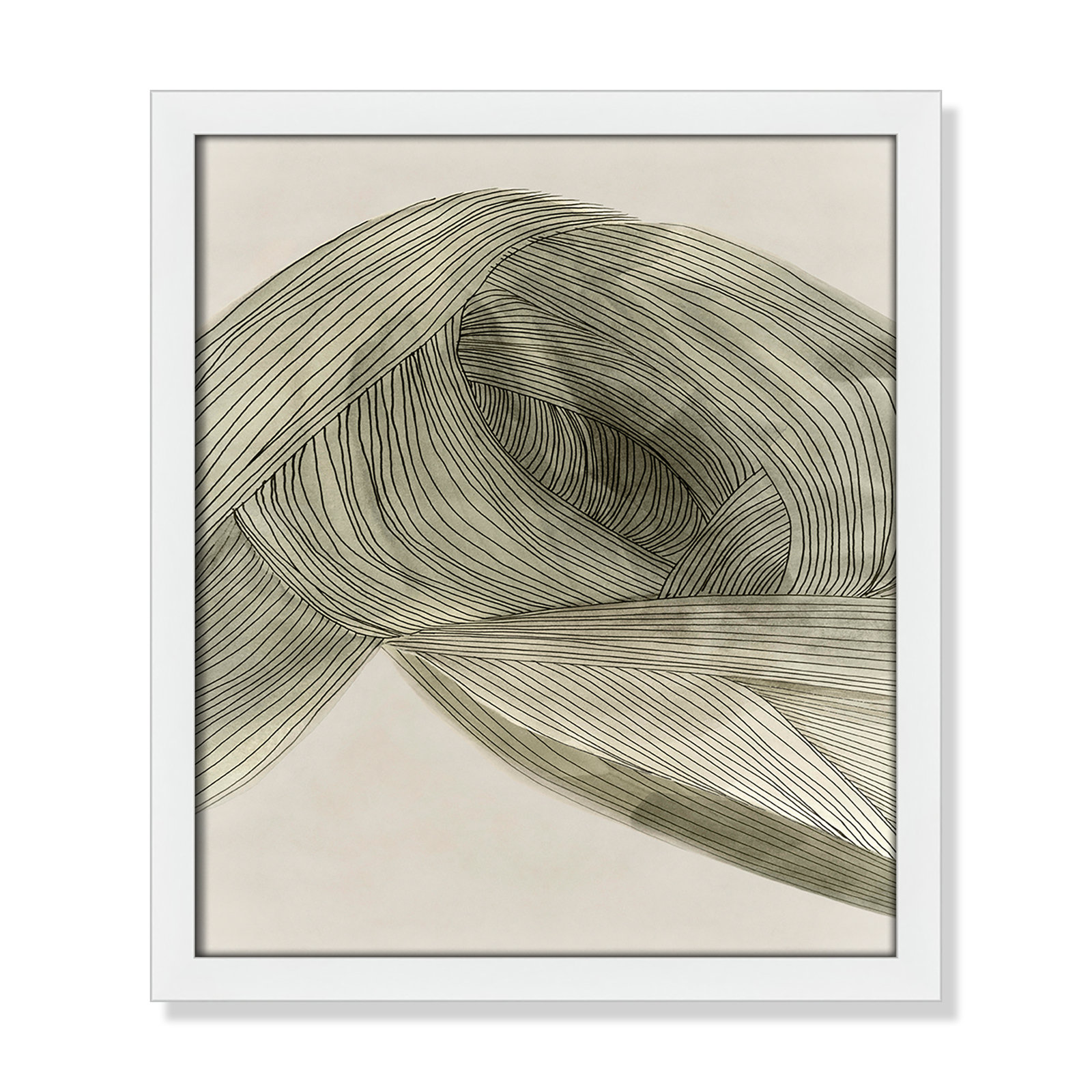 Dreaming In Pastel I, 15" H x 13" W x 0.75" D, Satin White