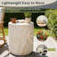 Tables portatives portatives, cylindre moderne d'oxyde de magnésium pour le balcon de jardin
