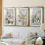 FLORAL Series CCLXII - Impression encadrée sur mesure de qualité supérieure - 3 pièces-1243561409-1243561437