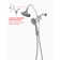6-Inch Multi Function Dual Shower Head with 2 Flexible Bars