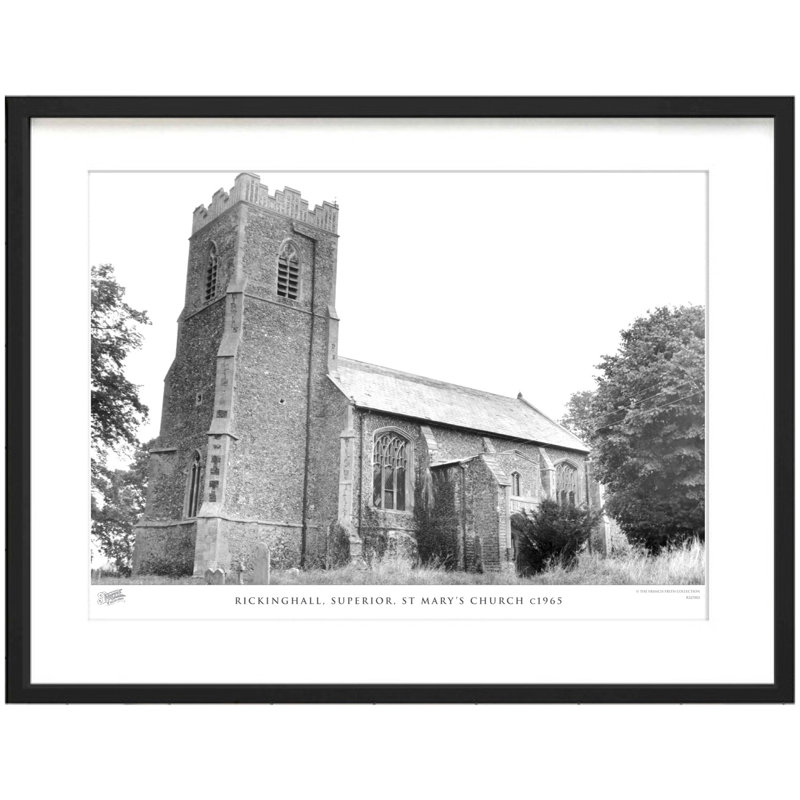Rickinghall, Superior, St Mary's Church C1965 by Francis Frith - Single Picture Frame Print, 60cm H x 80cm W  x 2.3cm D