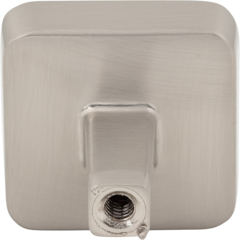Whitlock Square Knob, Satin Nickel